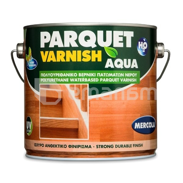 პარკეტის ლაქი Evochem Parquet Varnish Aqua Satin 2.5 ლ