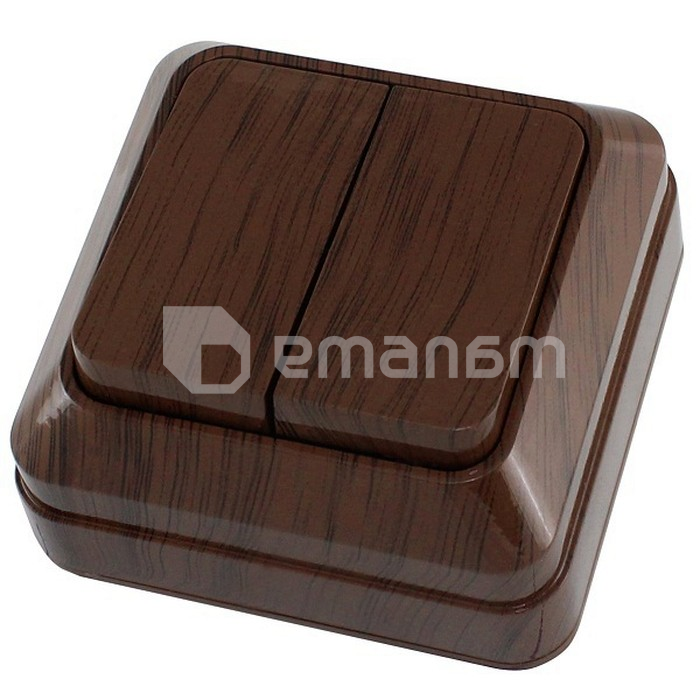 ჩამრთველი TDM SQ1801-0028 2 კლავიშიანი წიფელი