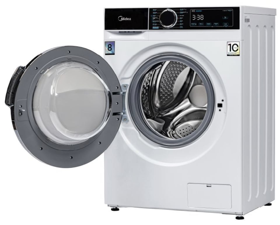 სარეცხი მანქანა Midea MFA01W80B/W Washing Machine White