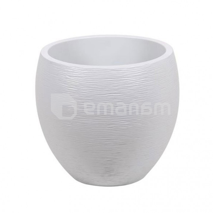 ქოთანი პლასტმასის EDA Plastiques POT EGG GRAPHIT DIAM 50x45სმ 46ლ