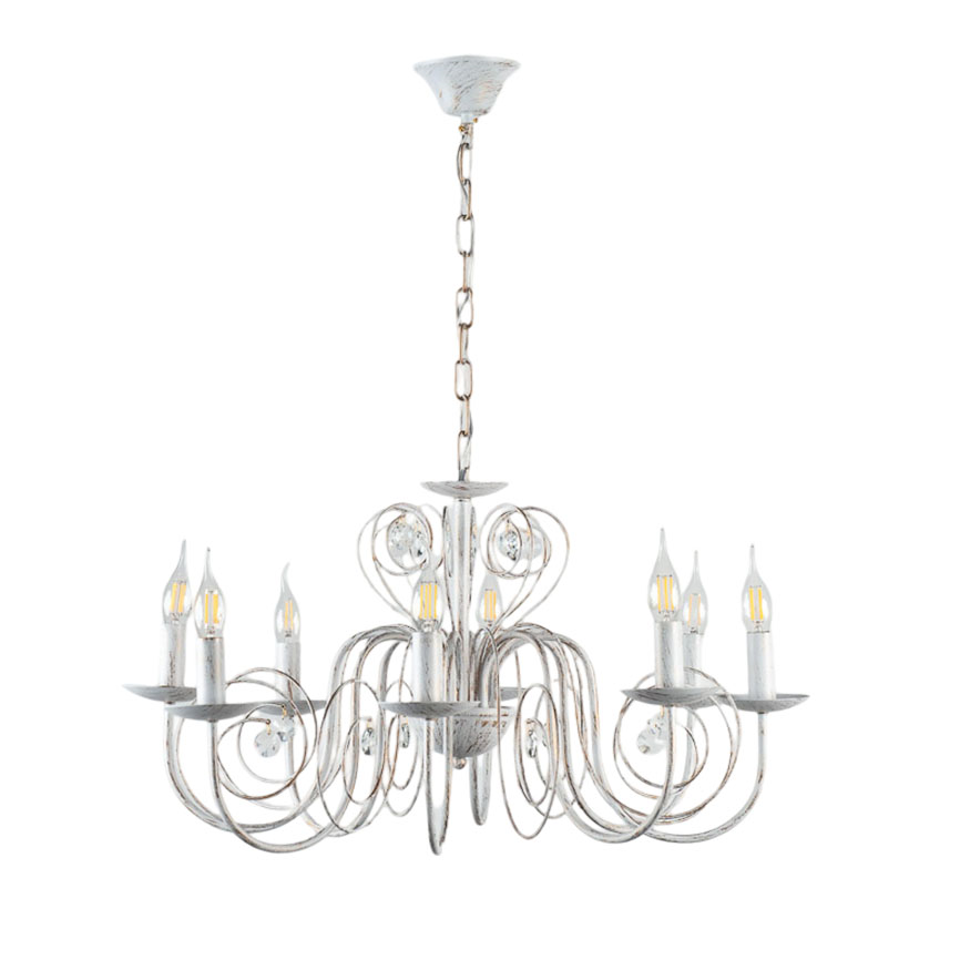 ჭაღი New Light 8 E14 29112-8 ოქროსფერი