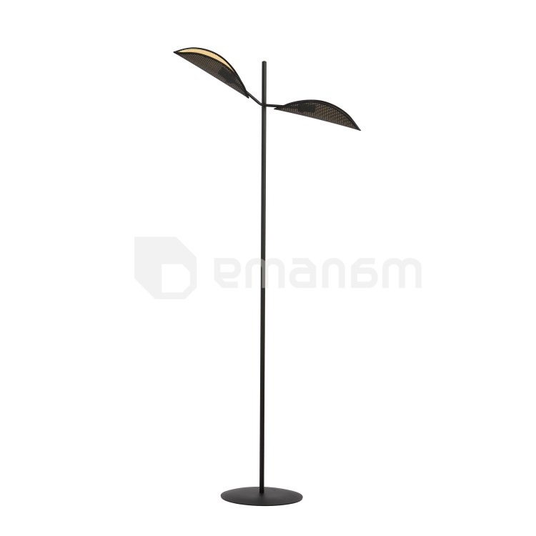 ტორშერი EMIBIG VENE LP2 E14 2x MAX 40W შავი ოქროსფერი