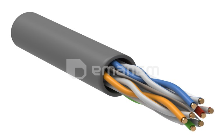 კაბელი IEK U/UTP Cat6 4х2х23AWG PVC