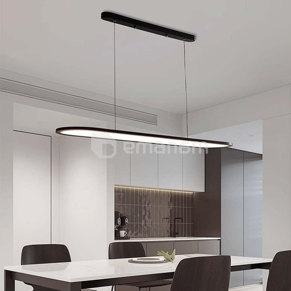 განათება V-TAC LED 24W 4000K 3000Lm შავი ფერი 10045