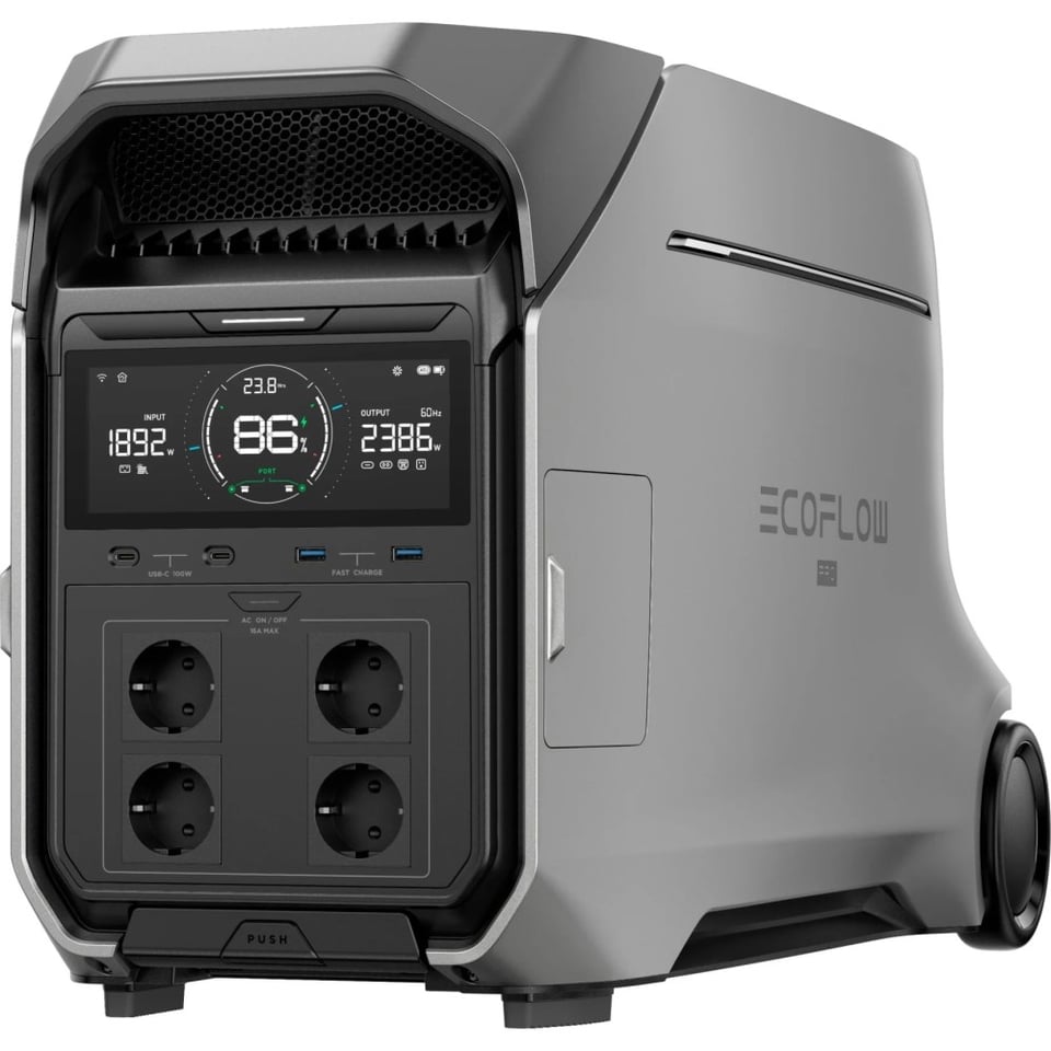 პორტატული ელექტრო სადგური EcoFlow DELTA Pro 3 4096Wh