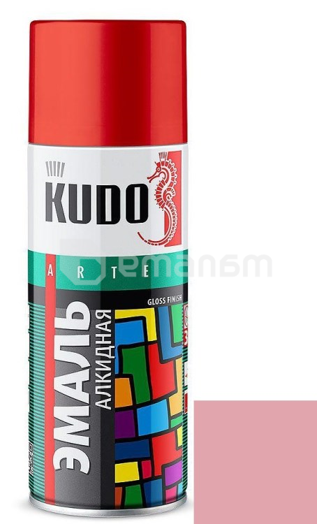 ემალი უნივერსალური Kudo KU-1014 Ral 3015 ვარდისფერი 520 მლ