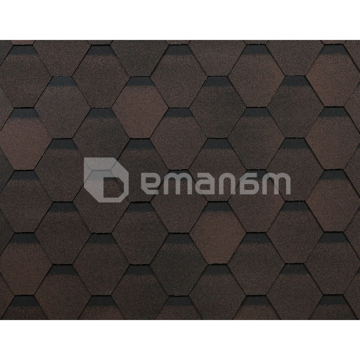 კრამიტი ბიტუმის დრეკადი Technonicol Optima Sonata ყავისფერი 3 მ²