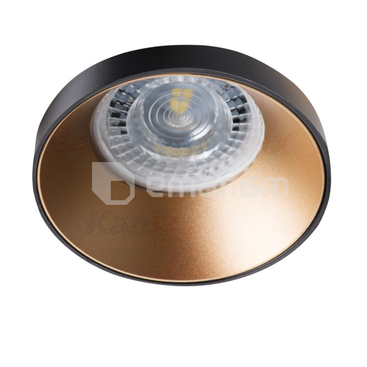 სანათი წერტილოვანი Kanlux SIMEN DSO B/G შავი-ოქროსფერი 35W