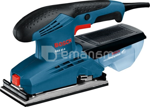 ვიბრაციული სახეხი მანქანა Bosch GSS 23 A Professional 190W (0601070400)