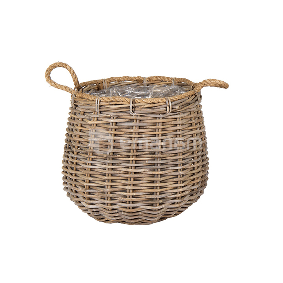 ქოთანი დაწნული Mega Collections Luna Rope Cauldron -F- D26H23