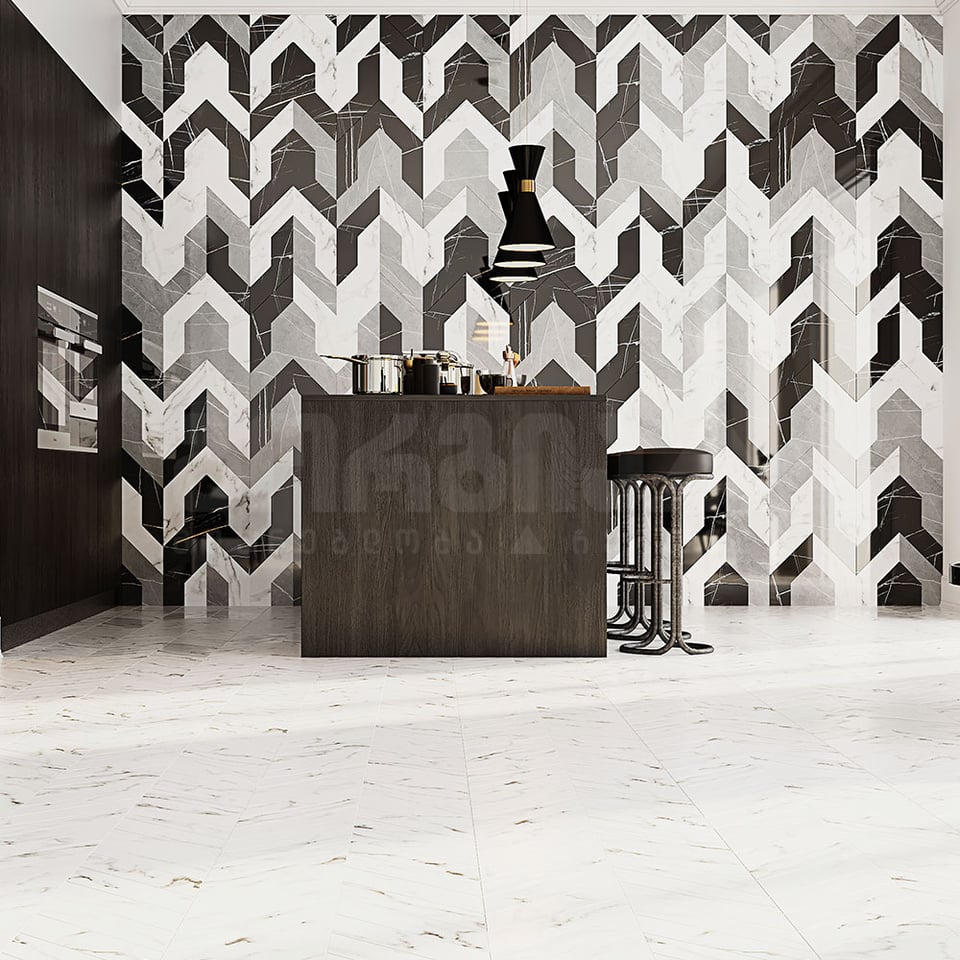 კერამოგრანიტი SOHO WHITE 40*60