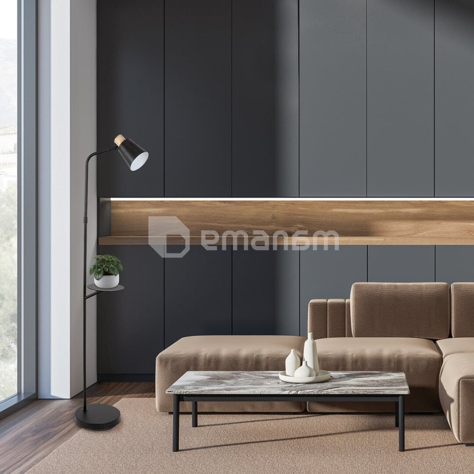 ტორშერი Rabalux Azim2 1 E27 h1500 L380 შავი