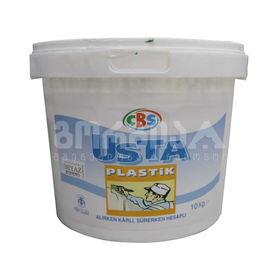 ინტერიერის საღებავი ÇBS USTA PLASTİK 10კგ.