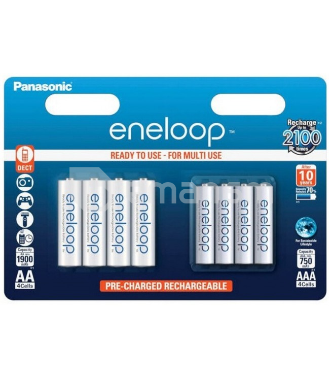 აკუმულატორი Panasonic 4xAA 4xAAA
