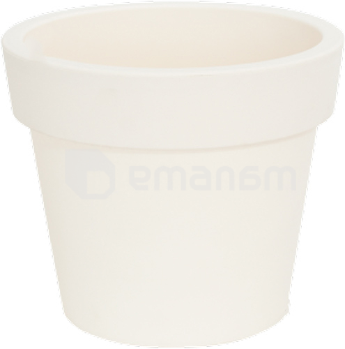 პლასტმასის ქოთანი Aleana Gamma 32x27სმ თეთრი ვარდი 12 L