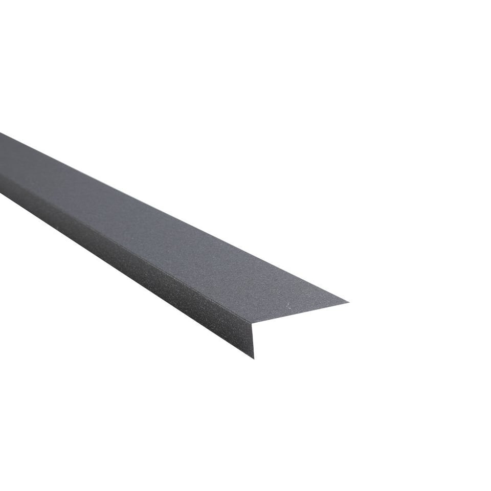საწვიმარი ღარის ზედა პანელი 0.5X150 RAL 8019 (100X50 მმ)