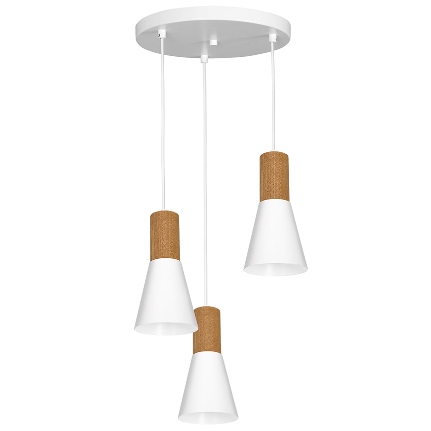 საკიდი Luminex 1984 Edmon 3 E27 15W თეთრი