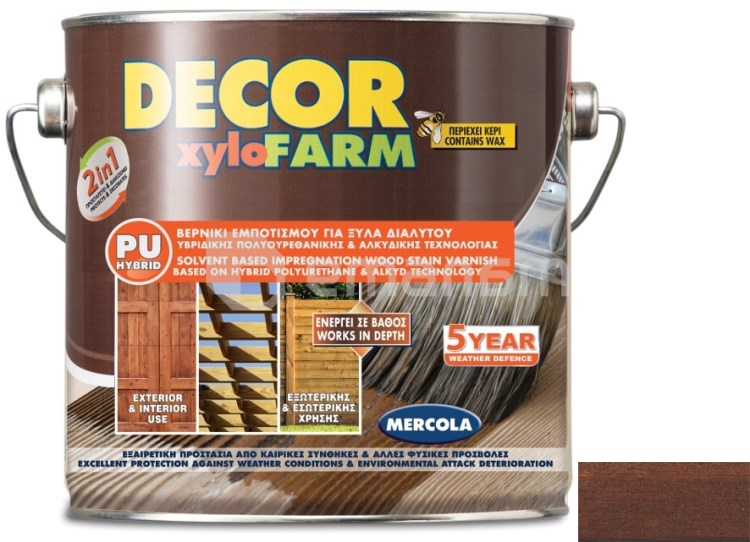 ხის ლაქი Evochem Decor Xylofarm ტექი 2.5 ლ