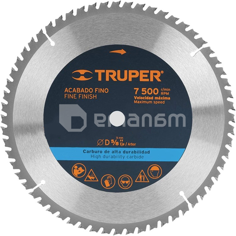 საჭრელი დისკი ხისთვის Truper ST-1080 254 მმ