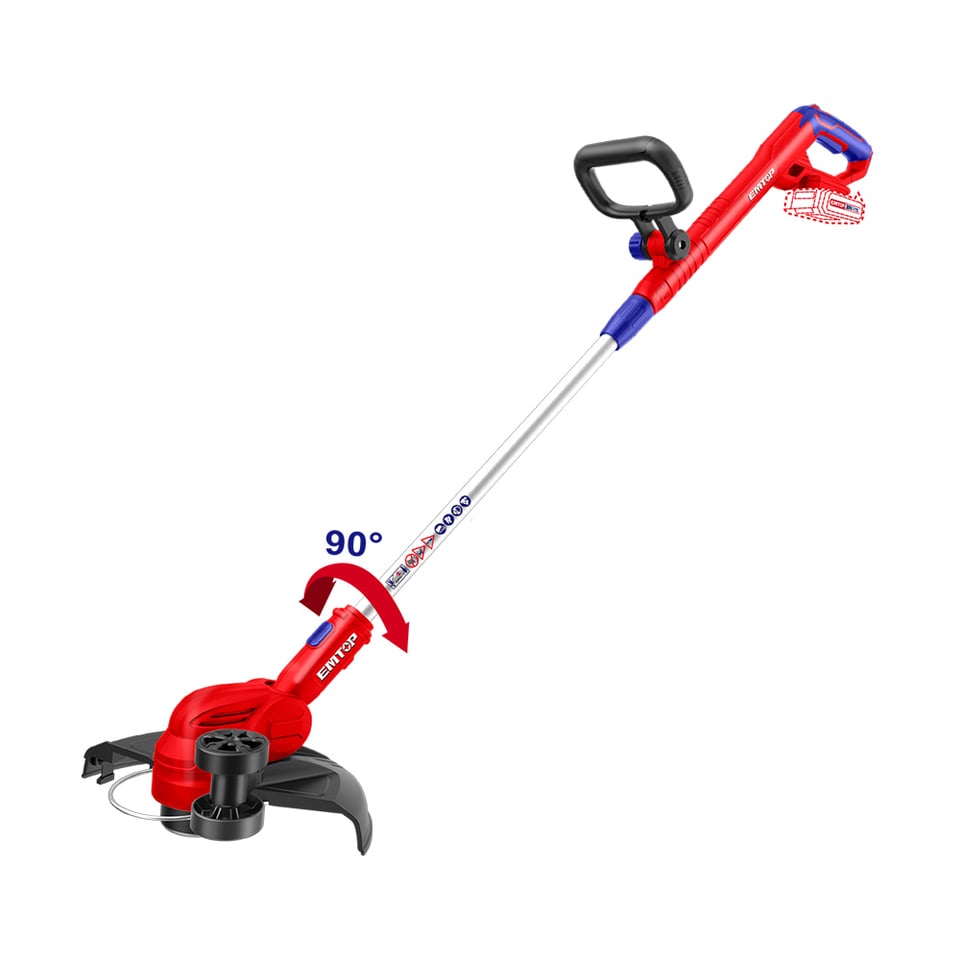 ბალახის სათიბი Li-Ion 20ვ ელემენტით და სატენით  ELGT20 EMTOP