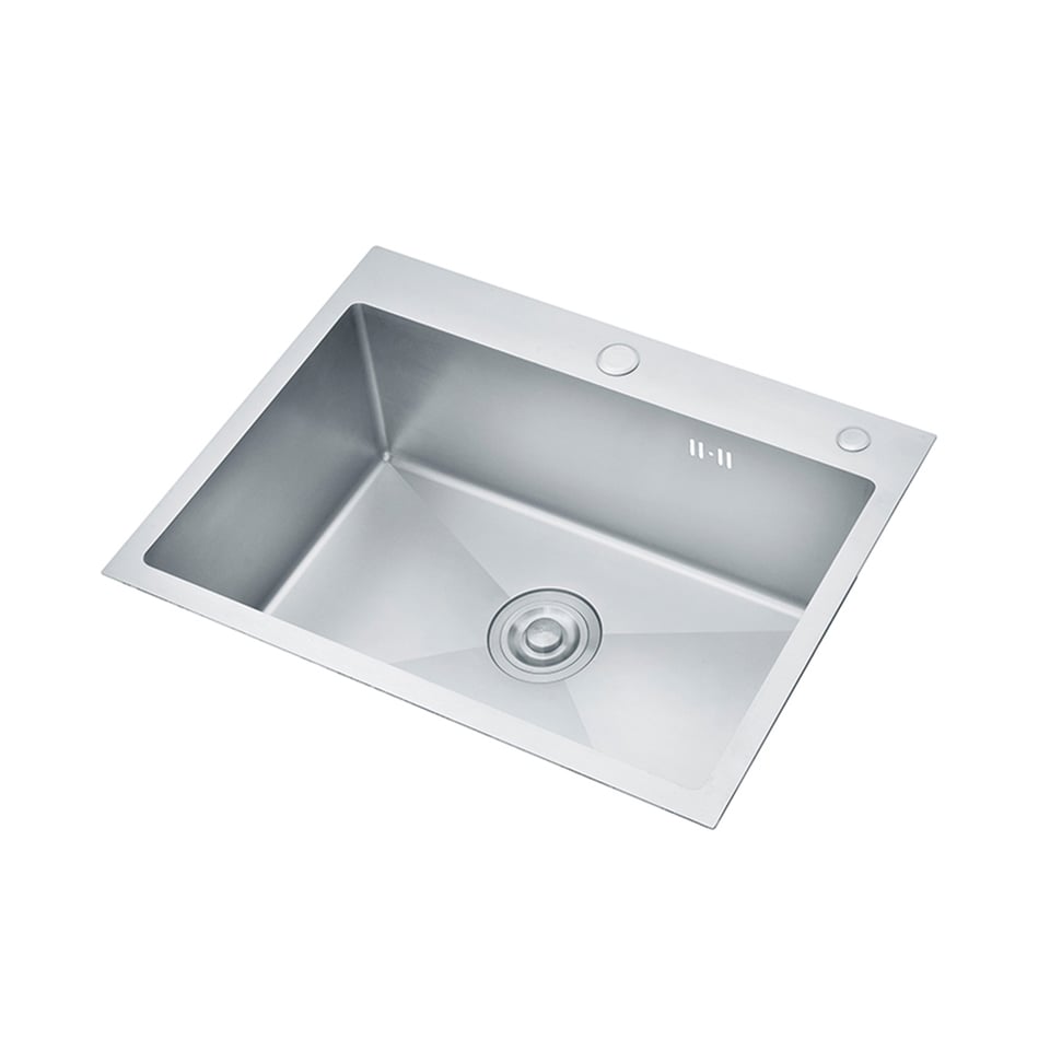 სამზარეულოს ნიჟარა+სიფონი+ საწრეტი LS-6045HS 60*45*20 2.5 MM