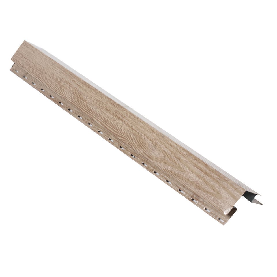 საიდინგის გარე კუთხის პროფილი  0.50X274 ხაოიანი WOOD LIGHTER NOVA