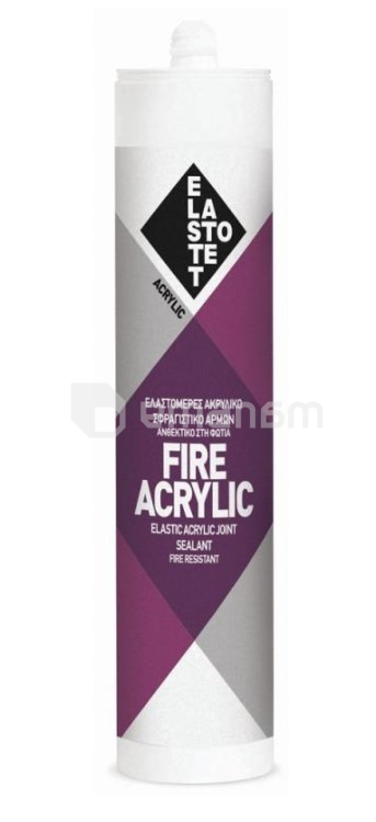 ჰერმეტიკი აკრილის ცეცხლგამძლე Elastotet Fire Acrylic 310 მლ