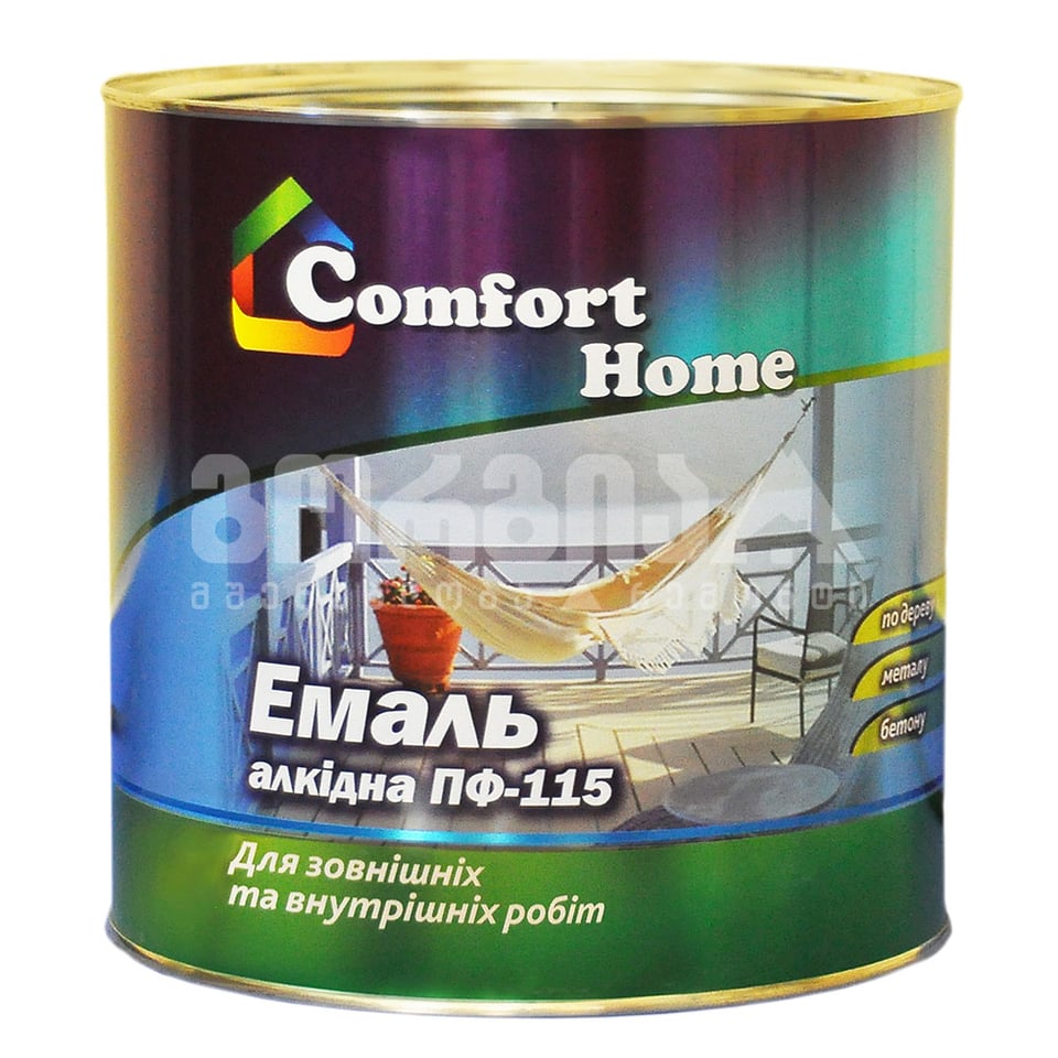 ემალის საღებავი ПФ115 შავი 2.6კგ  COMFORT HOME
