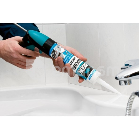 სილიკონი Bison Silicone Sanitary 280 მლ გამჭვირვალე