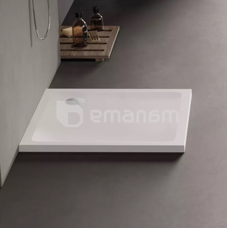 საშხაპე პადონი New Trendy Stone White B-0542 90X90X4,5სმ კვადრატული S-0041