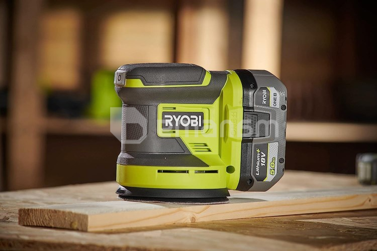 აკუმულატორის ექსცენტრიული სახეხი მანქანა Ryobi ONE+ RROS18-0 18V