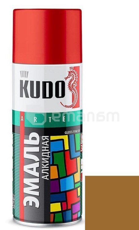 ემალი უნივერსალური Kudo KU-1022 Ral 8001 ოხრა 520 მლ