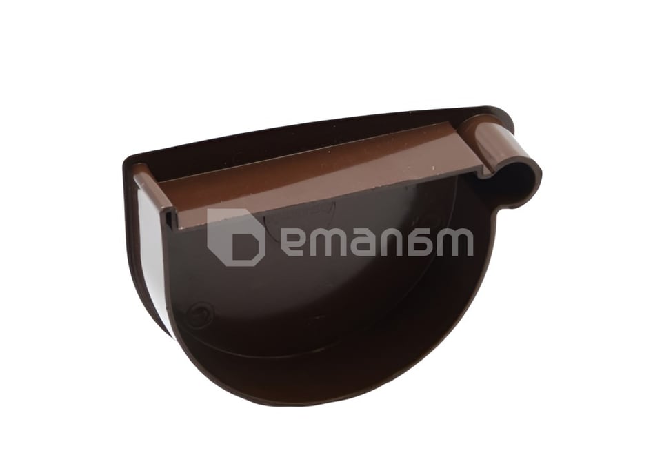 ღარის საცობი მარჯვენა ყავისფერი RainWay 130 მმ