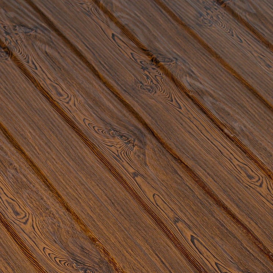 პროფილირებული ფერადი თუნუქი 0.35X1190 ხაოიანი WOOD DARK NOVA