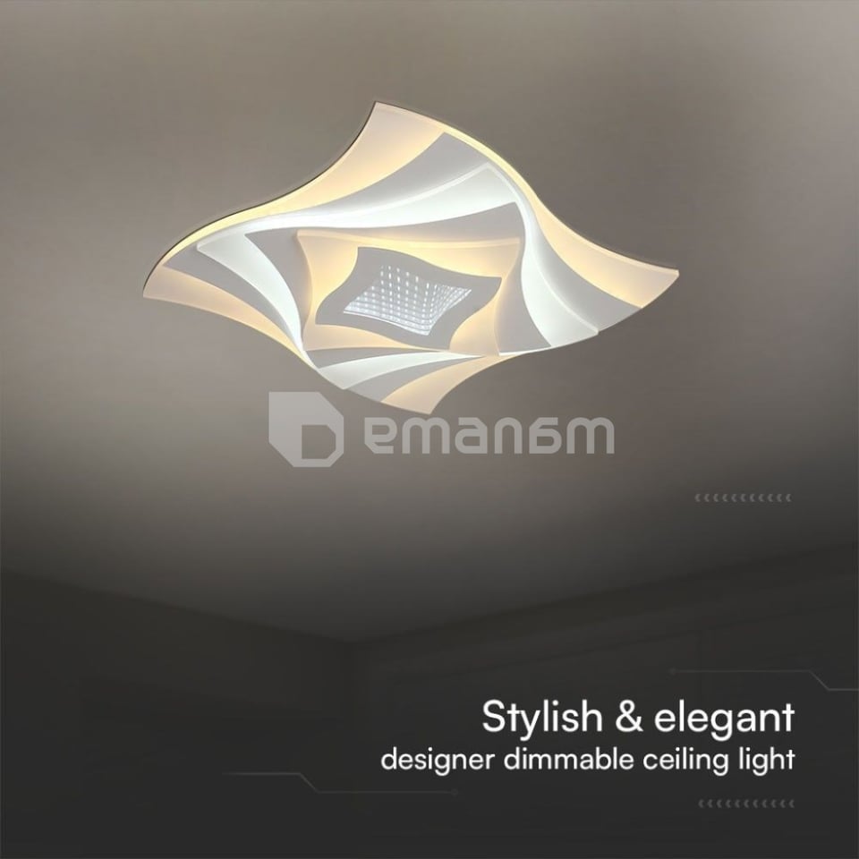 ჭაღი LED V-TAC 75W 6500Lm თეთრი IP20 VT-7734 23397