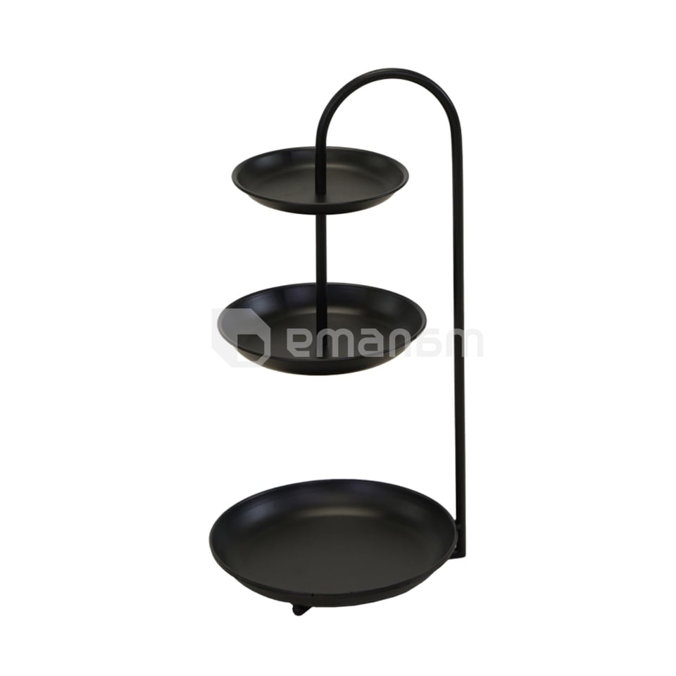 ქოთნის სადგამი Eton Bow Stand 3 Black D24H52