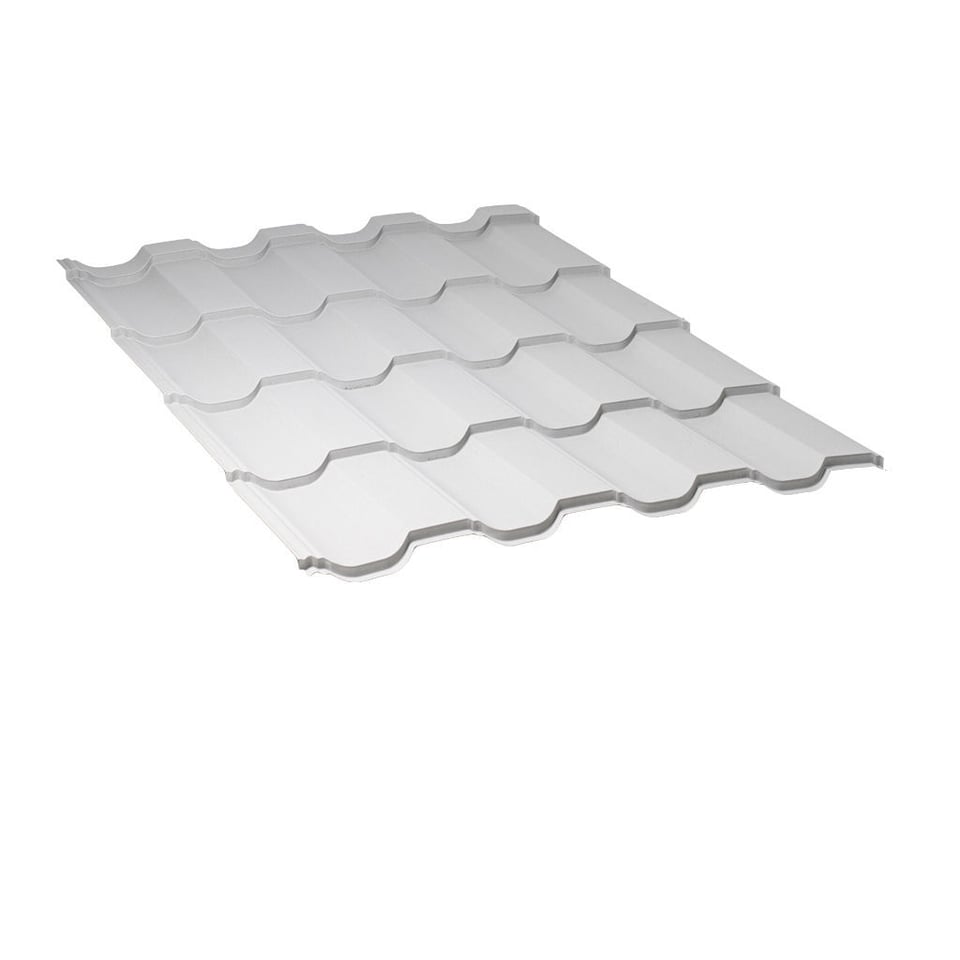 მეტალოკრამიტის ფერადი თუნუქის სახურავი მოდერნი 0.50X1200 მმ NOVA ხაოიანი RAL 9006