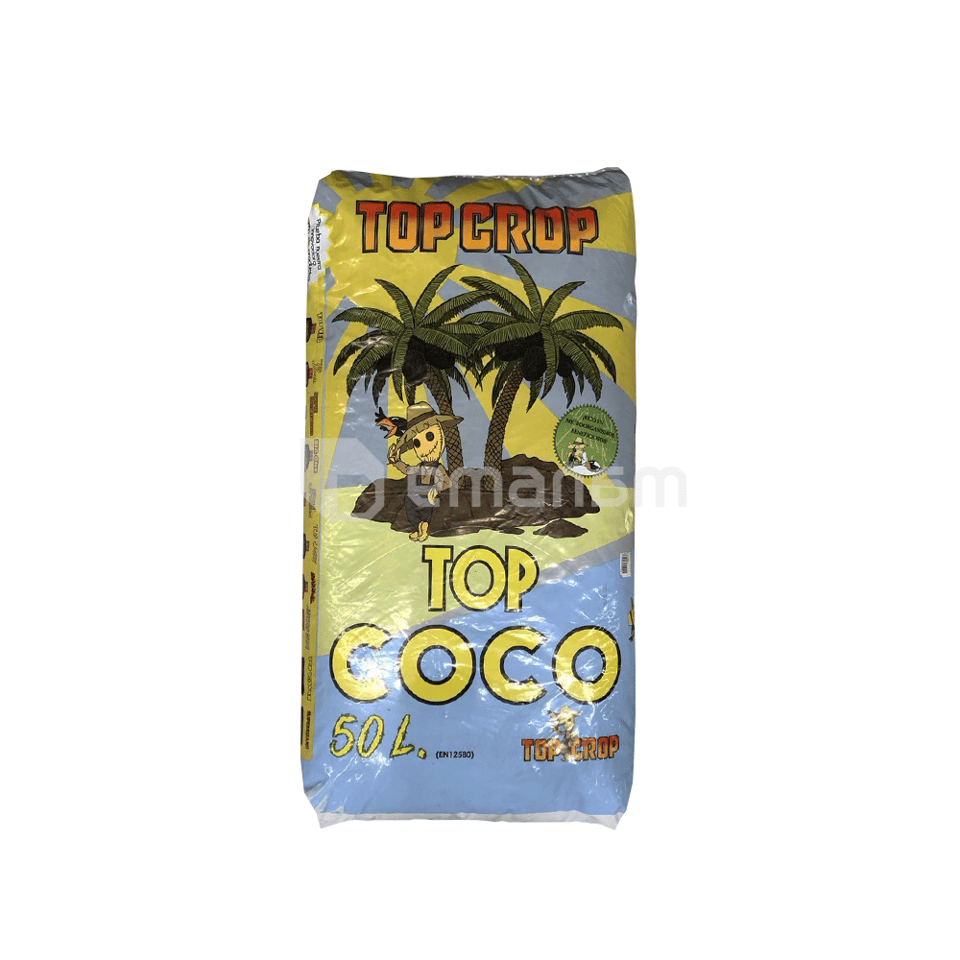 ქოქოსის ბოჭკოვანი სუბსტრატი TOP CROP 50 ლ