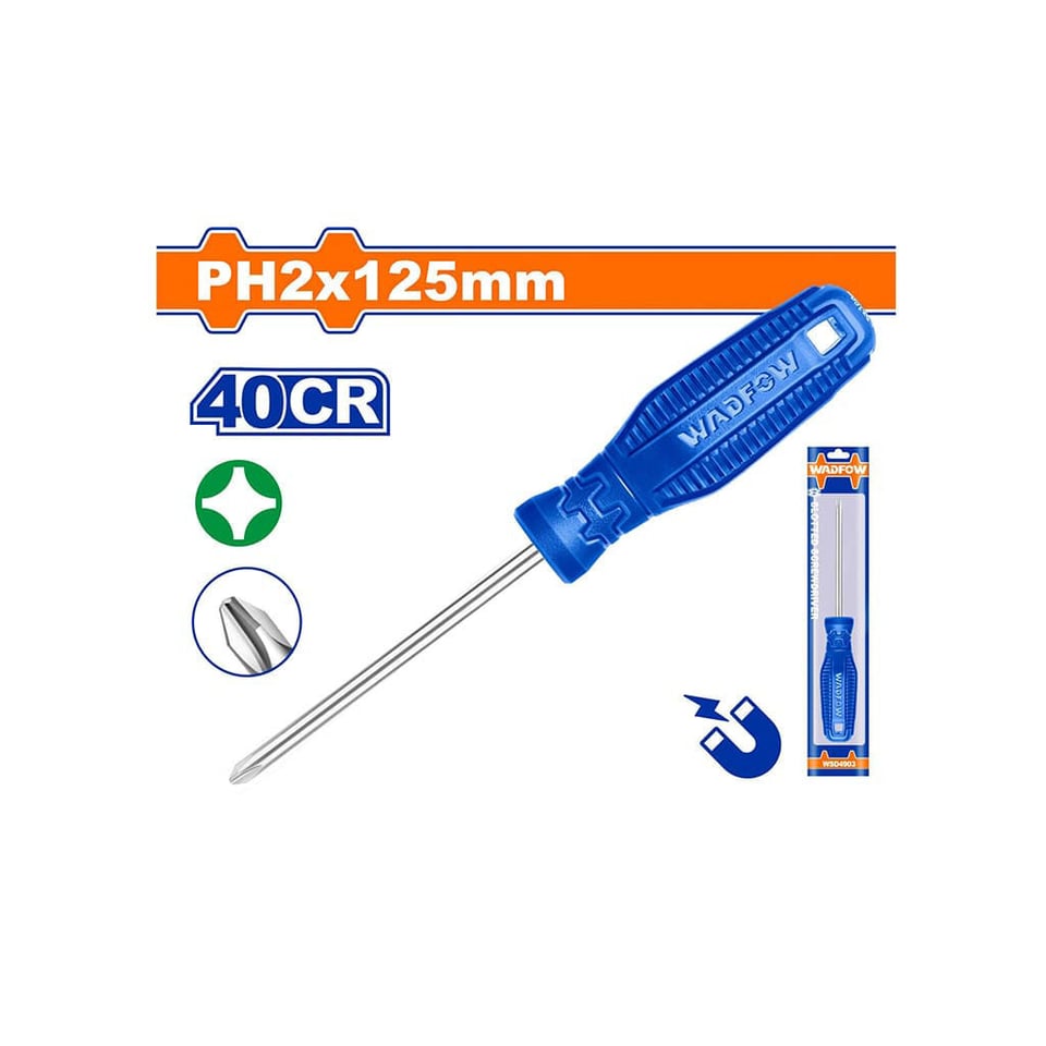 სახრახნისი (ჯვარედინა) 6X125 მმ (WSD4925) WADFOW