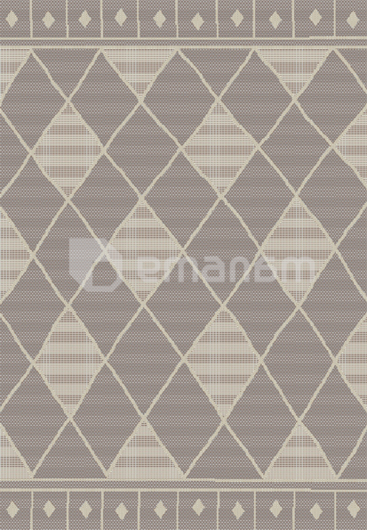 ხალიჩა DCcarpets Terazza 21174 Ivory/Silver/Taupe 80x150 სმ.