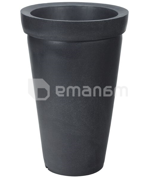 ქოთანი ყვავილის Form-Plastic Cuba anthracite