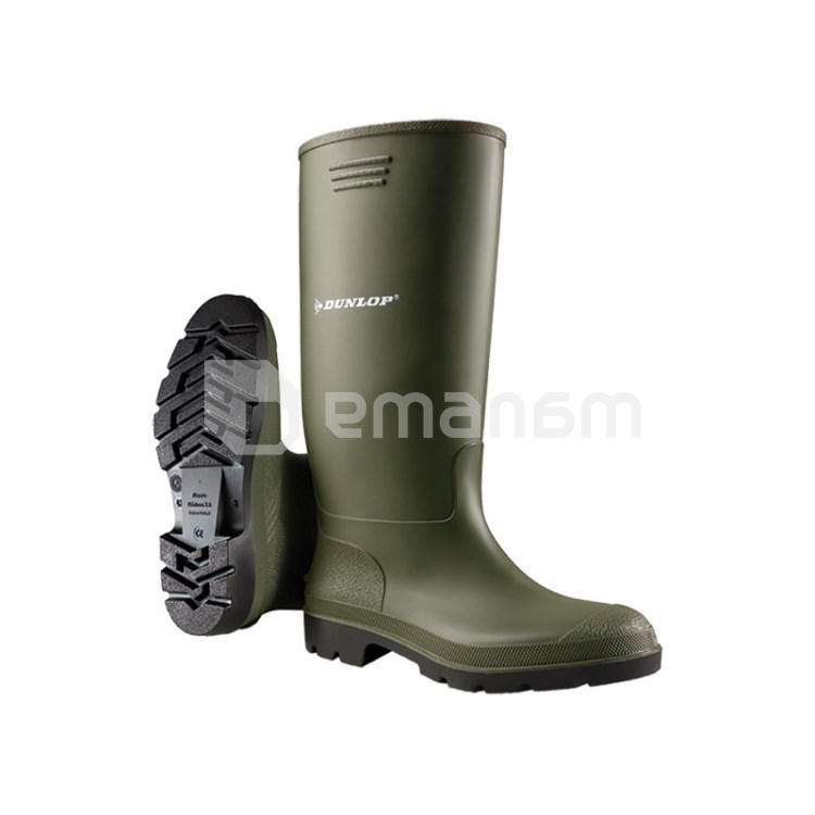 ქიმიური რეზინის ჩექმები Dunlop 9SELE 43 მწვანე