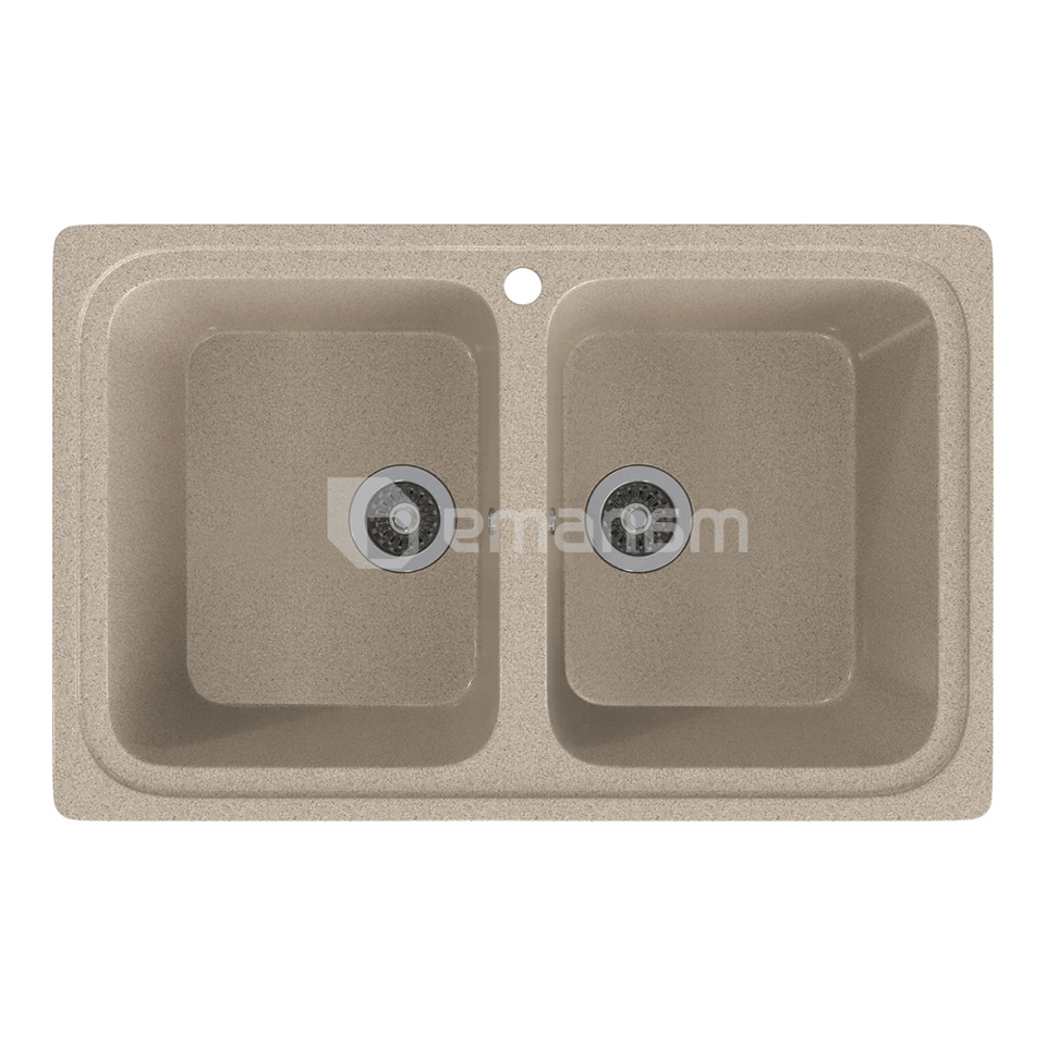 სამზარეულოს ნიჟარა ქვიშისფერი მარმარილო Gammastone G-12