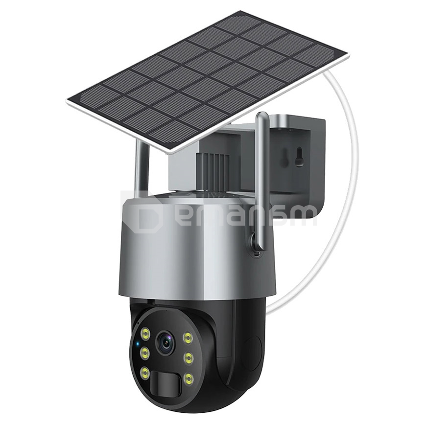 კამერა მზის პანელით Smart Home IP66 3MP Wireless Wi-Fi