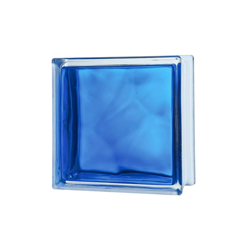 მინა ბლოკი  Incolored Blue JH060