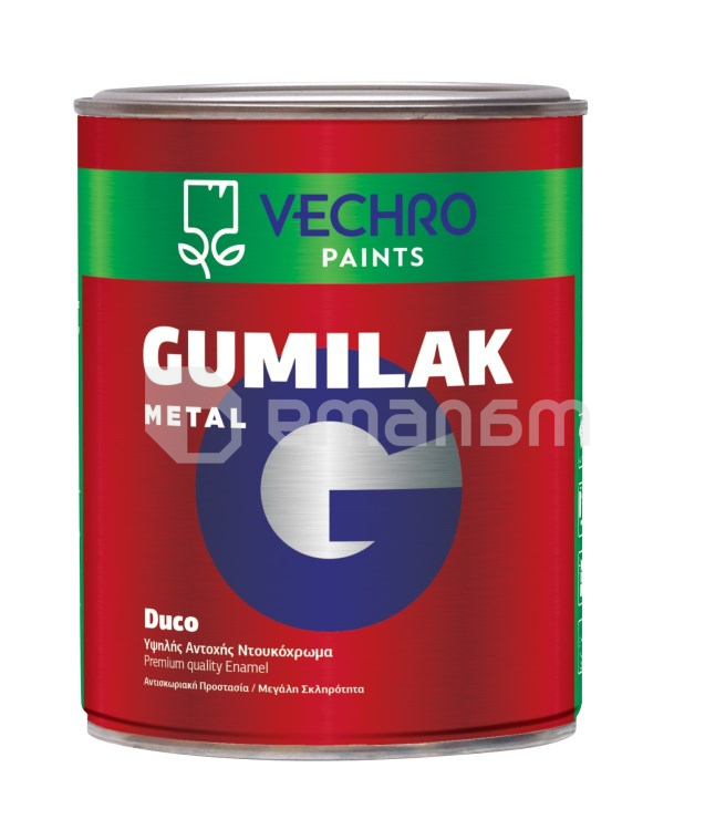 საღებავი ზეთის ლითონისთვის Vechro Gumilak metal ბაზა P აბრეშუმისებრი 2,5 ლ