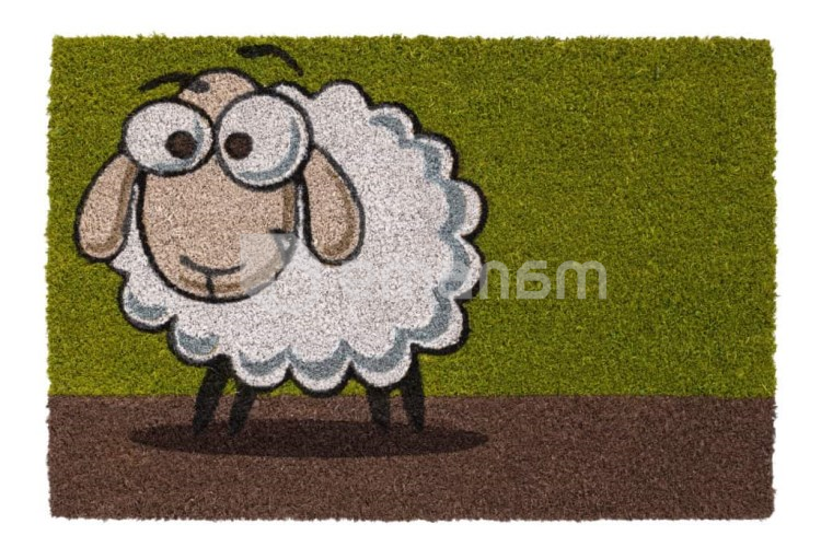 ფეხსაგები Hamat Ruco Print Welcome Sheep Green 40x60 სმ