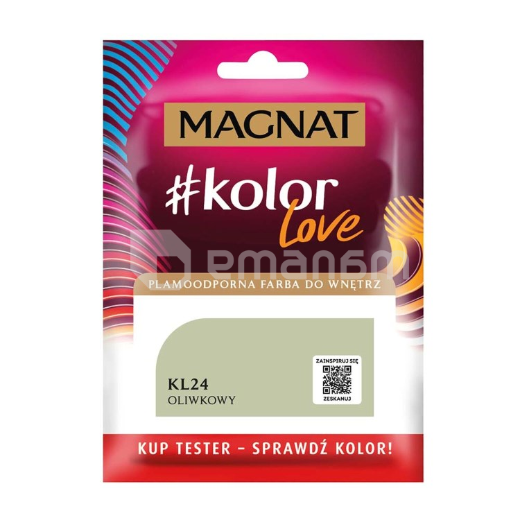 საღებავი-ტესტი ინტერიერის Magnat Kolor Love 25 მლ KL24 ზეთისხილისფერი