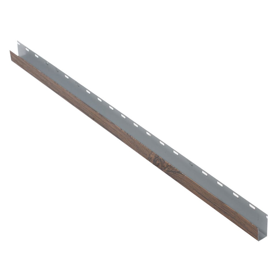 საიდინგის საწყისი პროფილი 0.50X78 ხაოიანი WOOD DARK NOVA