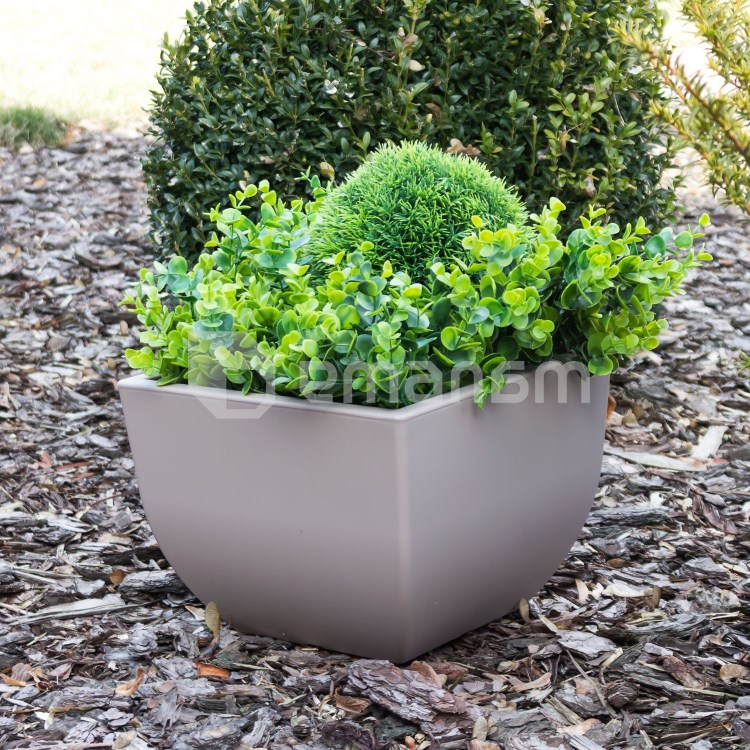პლასტმასის ქოთანი FORM PLASTIC Muna square 2733-051 Ø30 taupe